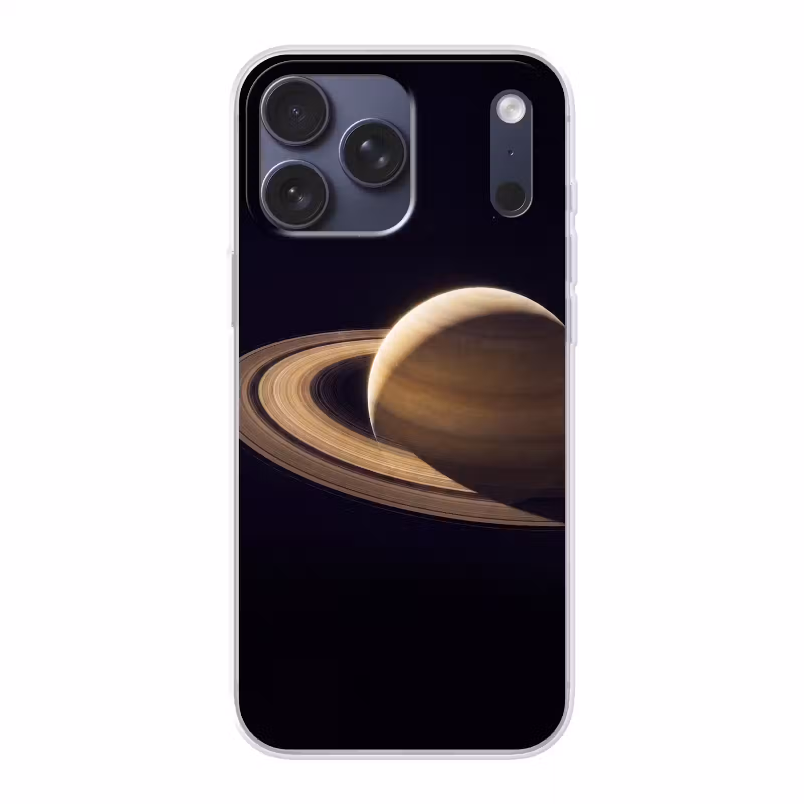 Telefoonhoesje Softcase - Planeet - Ringen - Ruimte — 1