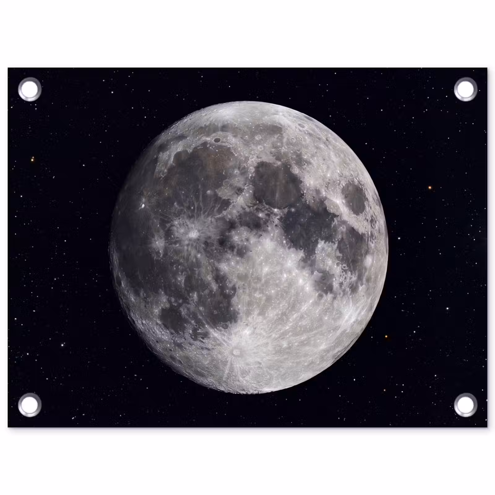 Tuinposter - Maan - Sterren - Ruimte — 1