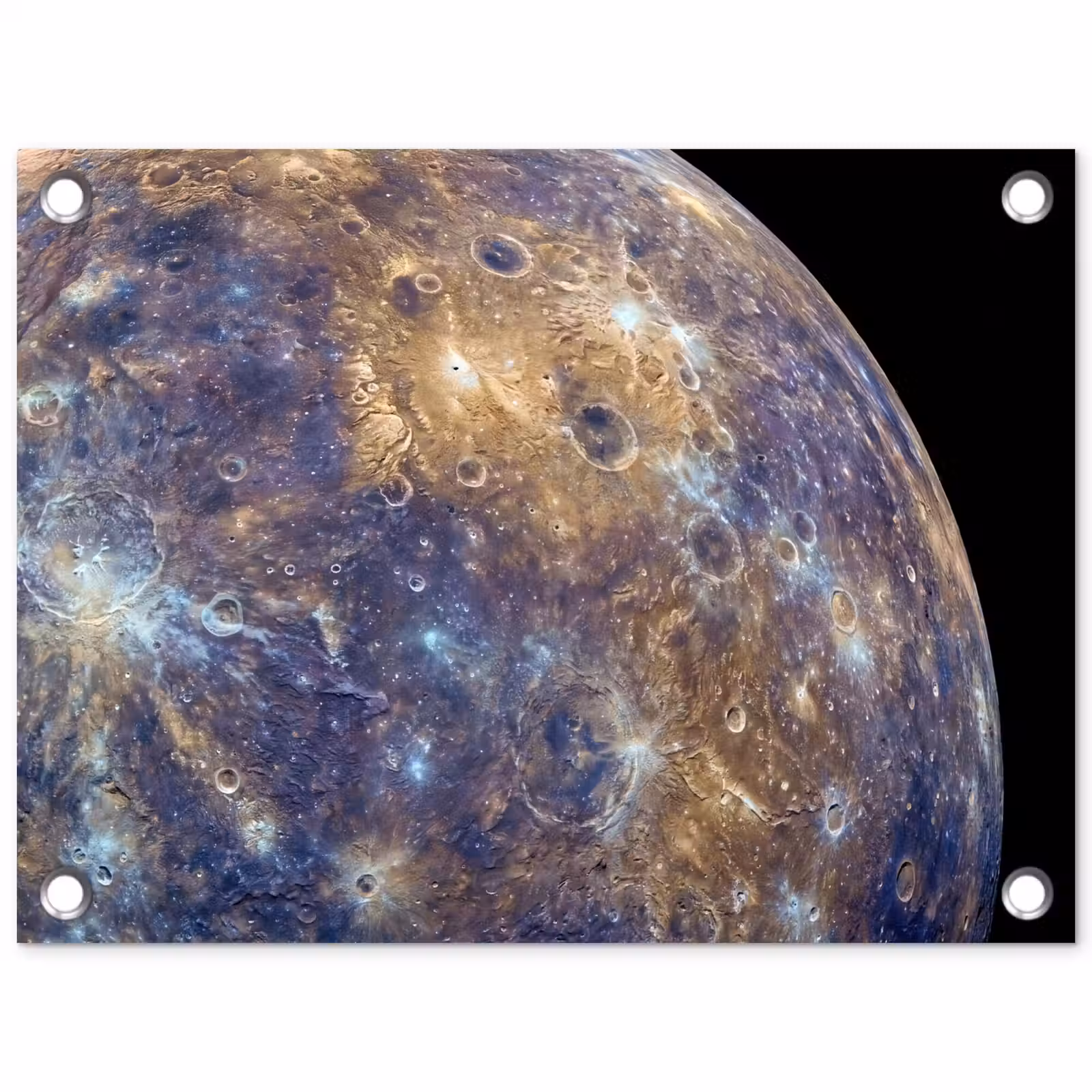 Tuinposter - Planeet - Kraters - Ruimte — 1