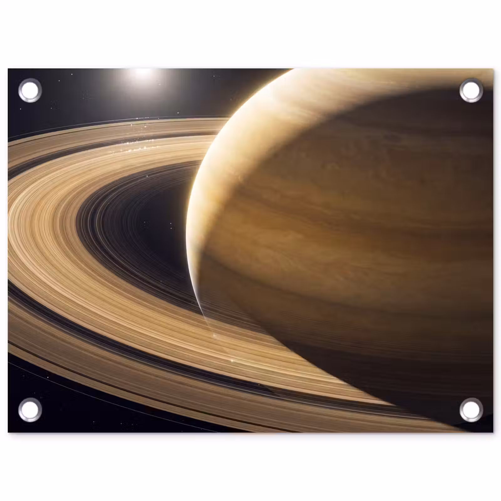 Tuinposter - Planeet - Ringen - Ruimte — 1