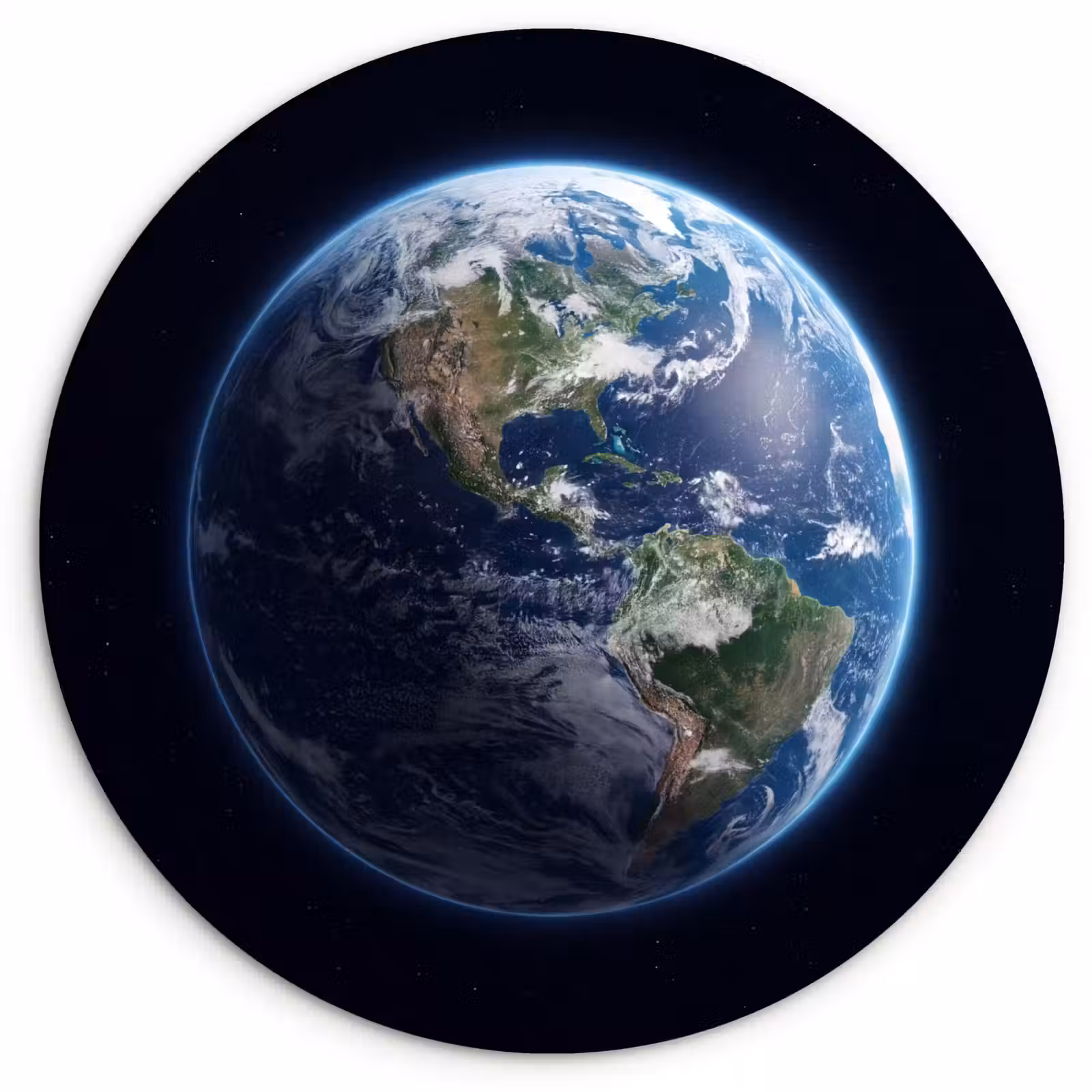 Wandcirkel - Glas - Aarde - Ruimte - Kosmos — 1