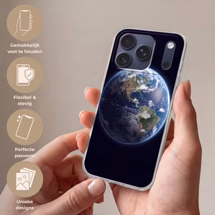Telefoonhoesje Softcase - Aarde - Ruimte - Kosmos — 4
