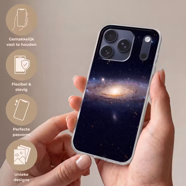 Telefoonhoesje Softcase - Sterrenstelsel - Ruimte - Kosmos — 4