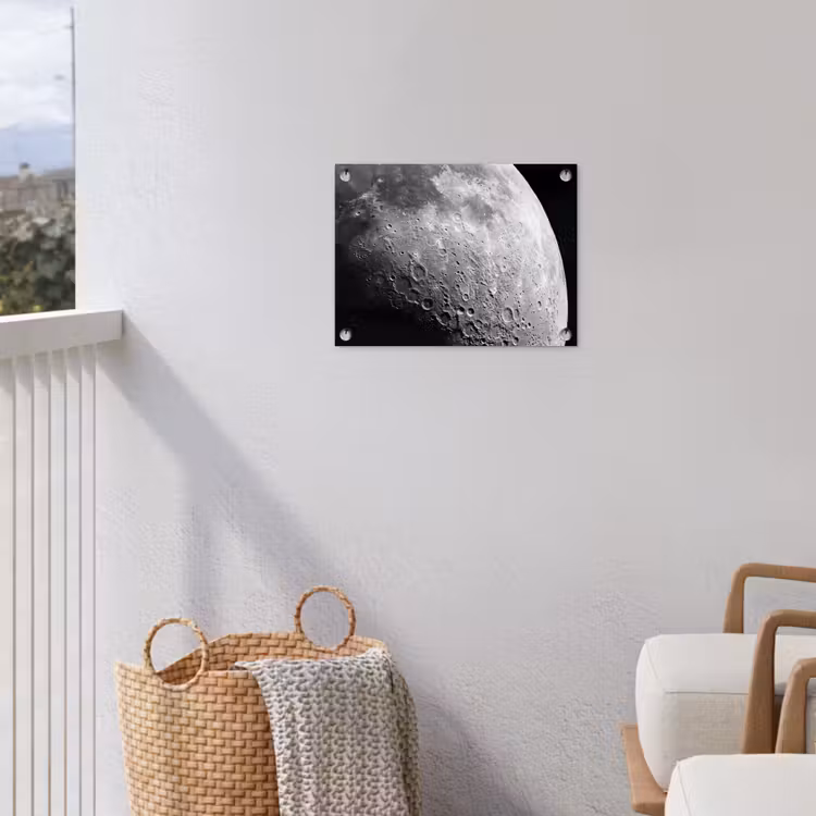 Tuinposter - Maan - Kraters - Ruimte — 3