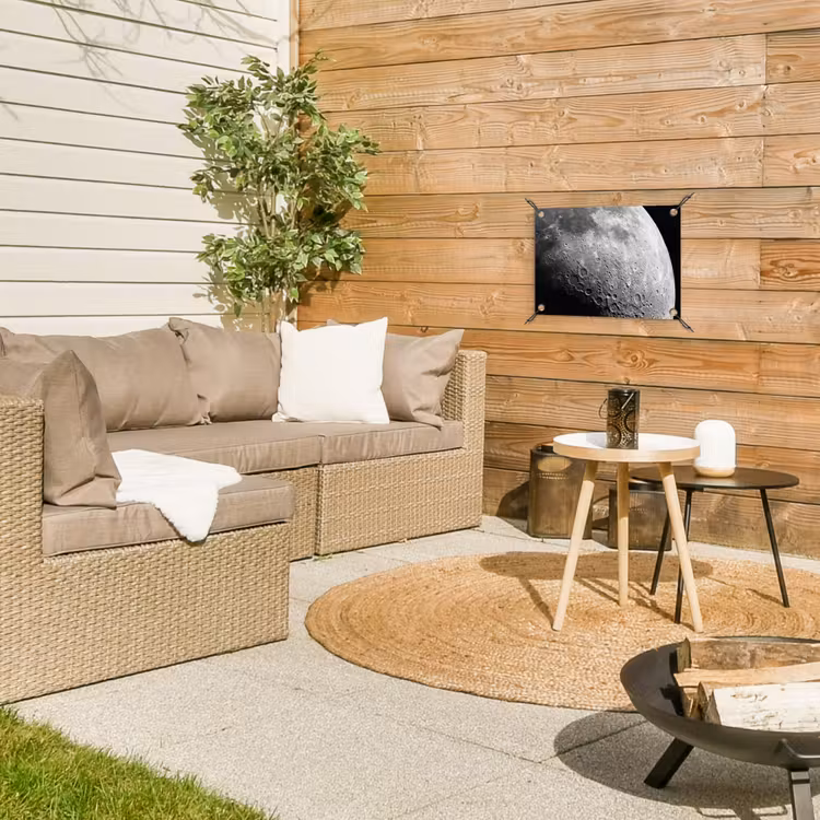 Tuinposter - Maan - Kraters - Ruimte — 4