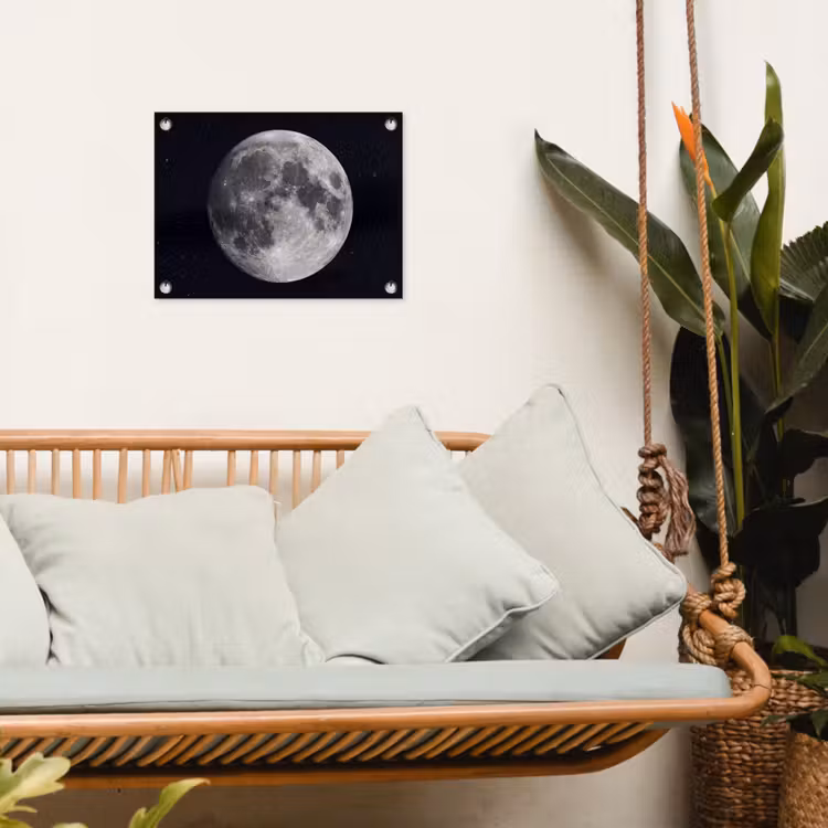 Tuinposter - Maan - Sterren - Ruimte — 5