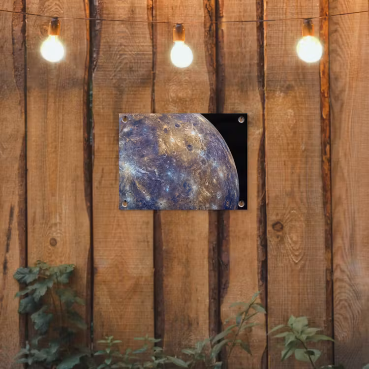 Tuinposter - Planeet - Kraters - Ruimte — 2