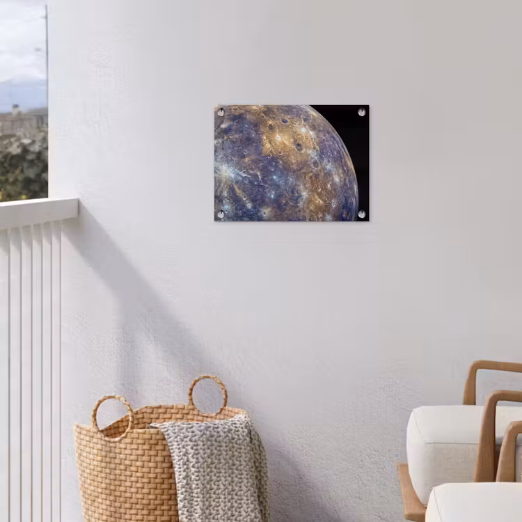 Tuinposter - Planeet - Kraters - Ruimte — 3