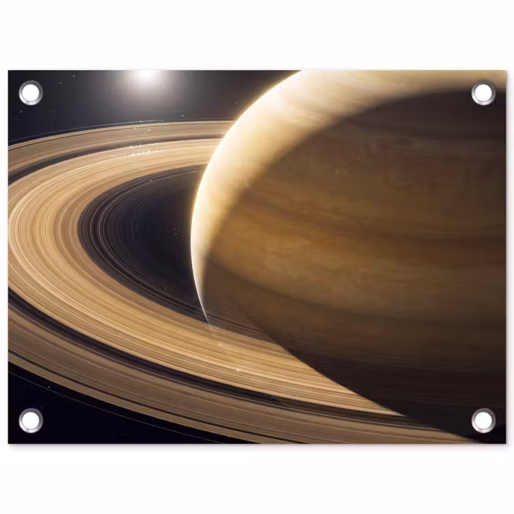 Tuinposter - Planeet - Ringen - Ruimte — 1