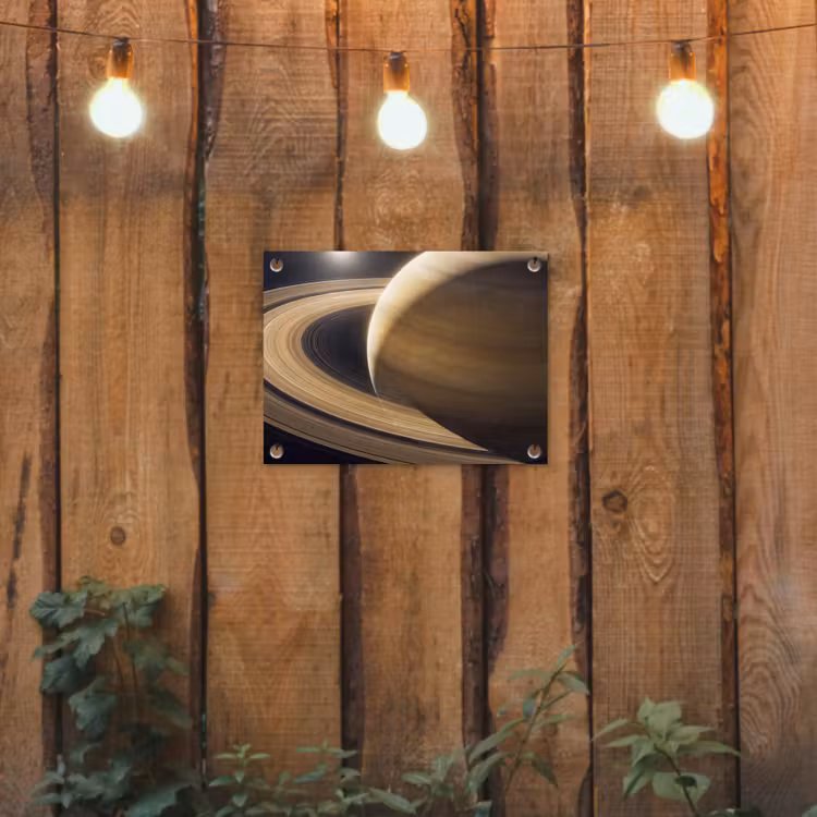 Tuinposter - Planeet - Ringen - Ruimte — 2