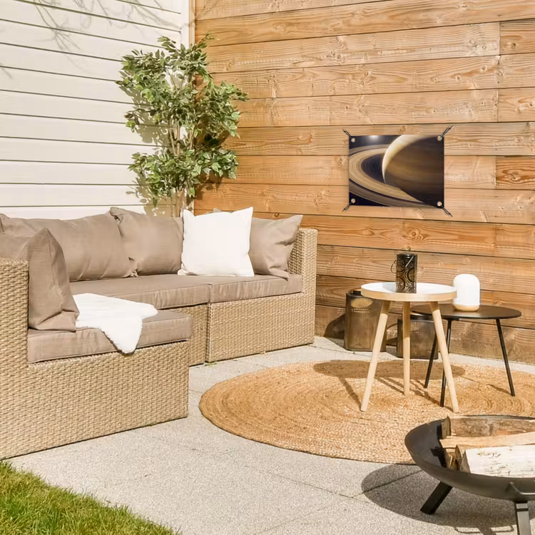 Tuinposter - Planeet - Ringen - Ruimte — 4