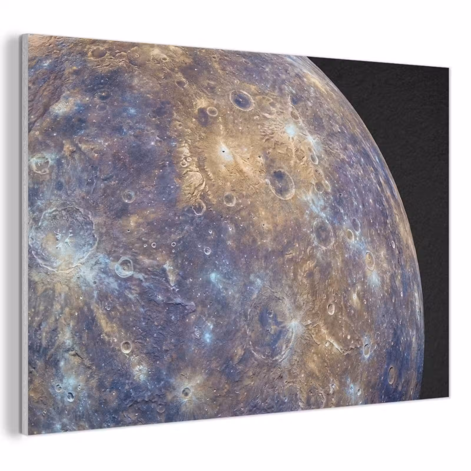 Akoestisch schilderij - Planeet - Kraters - Ruimte — 1
