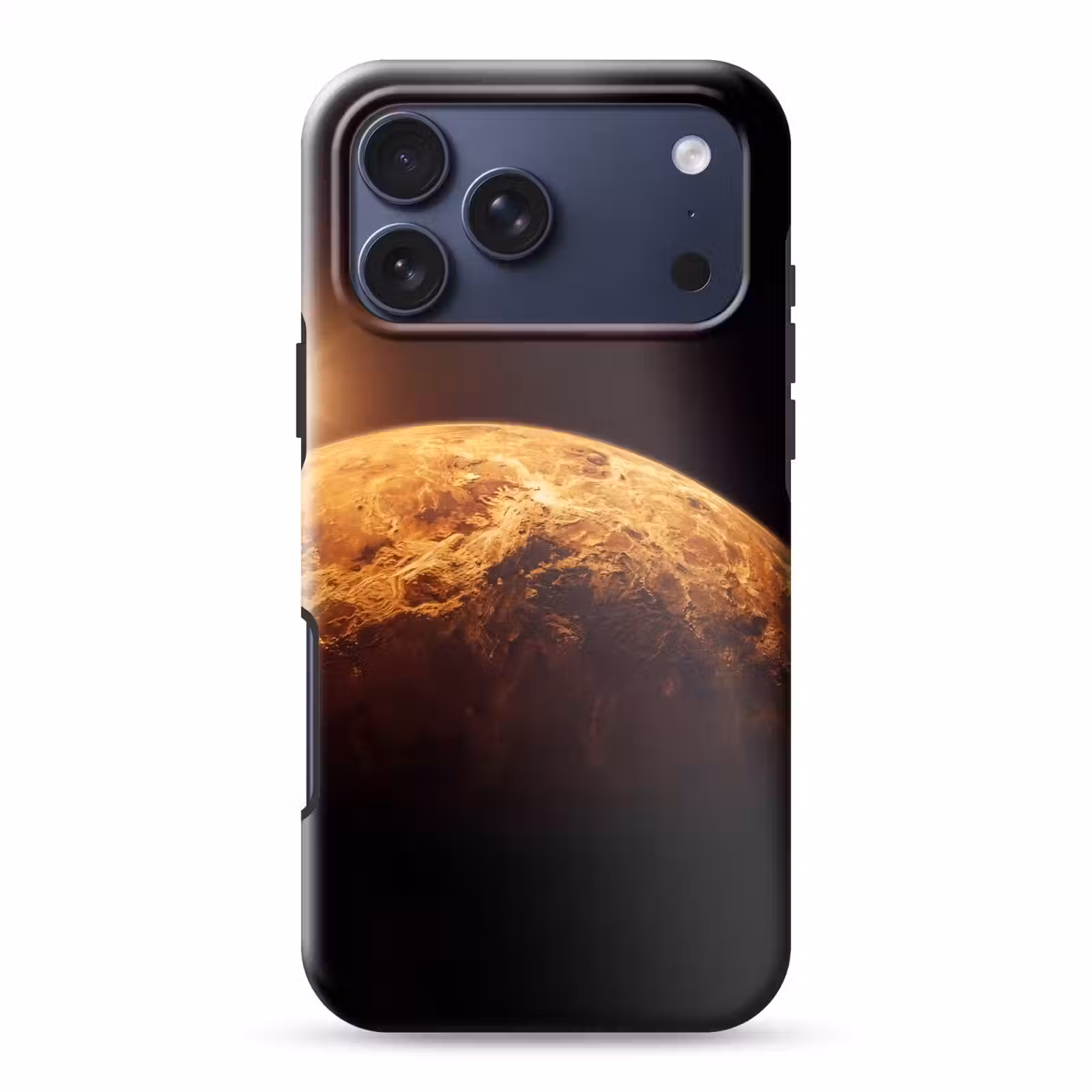 Telefoonhoesje Toughcase - Planeet - Ruimte - Oranje — 1