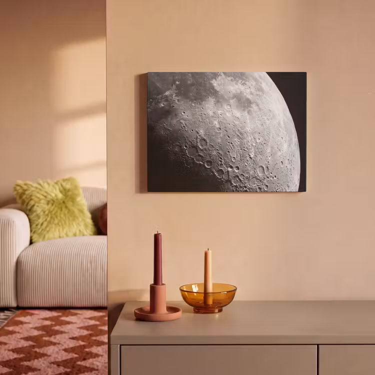 Akoestisch schilderij - Maan - Kraters - Ruimte — 2