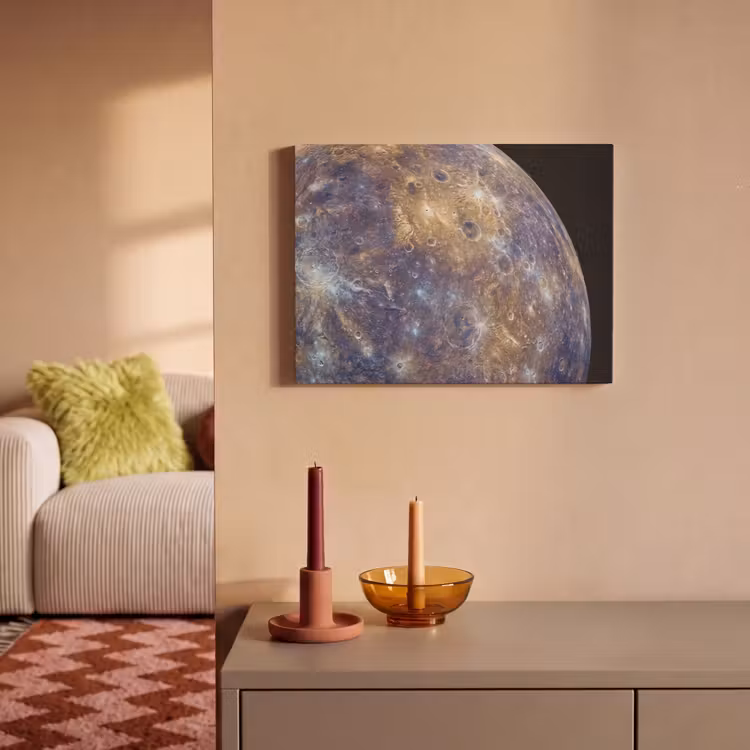 Akoestisch schilderij - Planeet - Kraters - Ruimte — 2