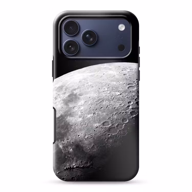 Telefoonhoesje Toughcase - Maan - Kraters - Ruimte — 1