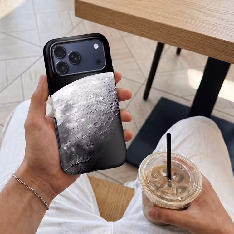 Telefoonhoesje Toughcase - Maan - Kraters - Ruimte — 4