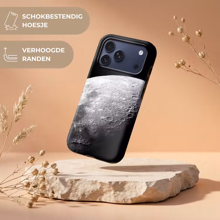 Telefoonhoesje Toughcase - Maan - Kraters - Ruimte — 5