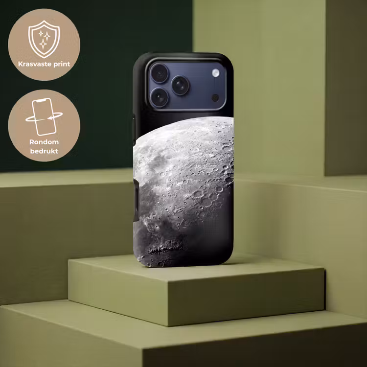 Telefoonhoesje Toughcase - Maan - Kraters - Ruimte — 7