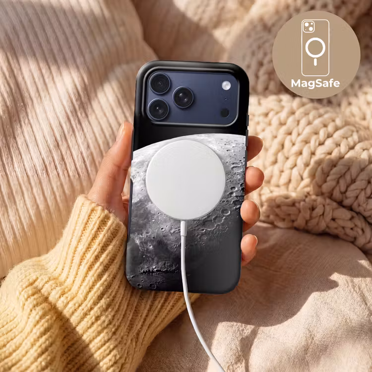 Telefoonhoesje Toughcase - Maan - Kraters - Ruimte — 8