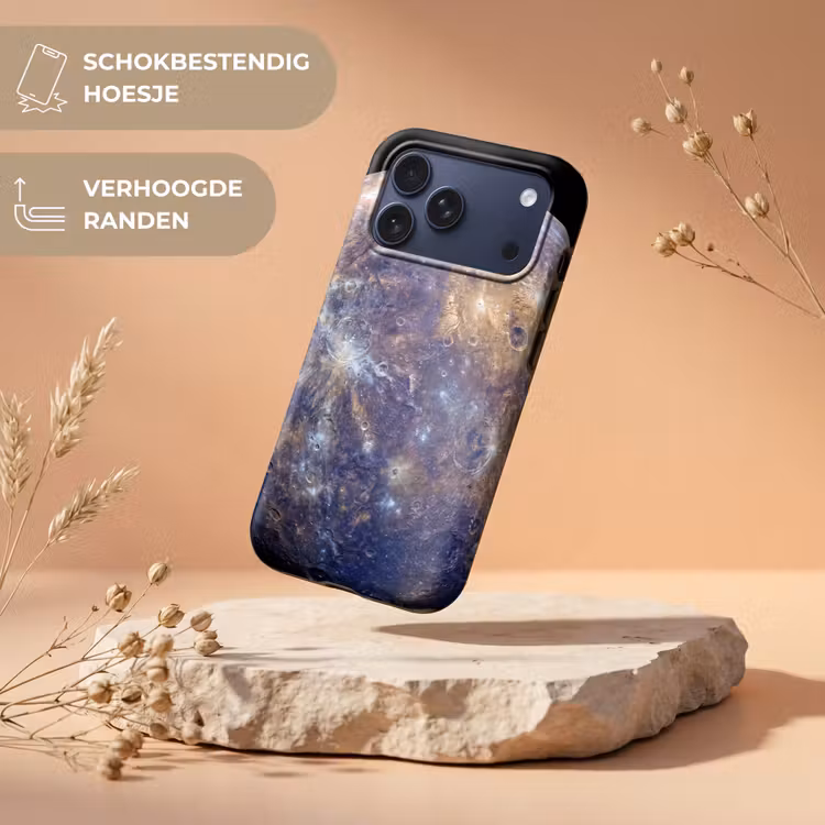 Telefoonhoesje Toughcase - Planeet - Kraters - Ruimte — 5