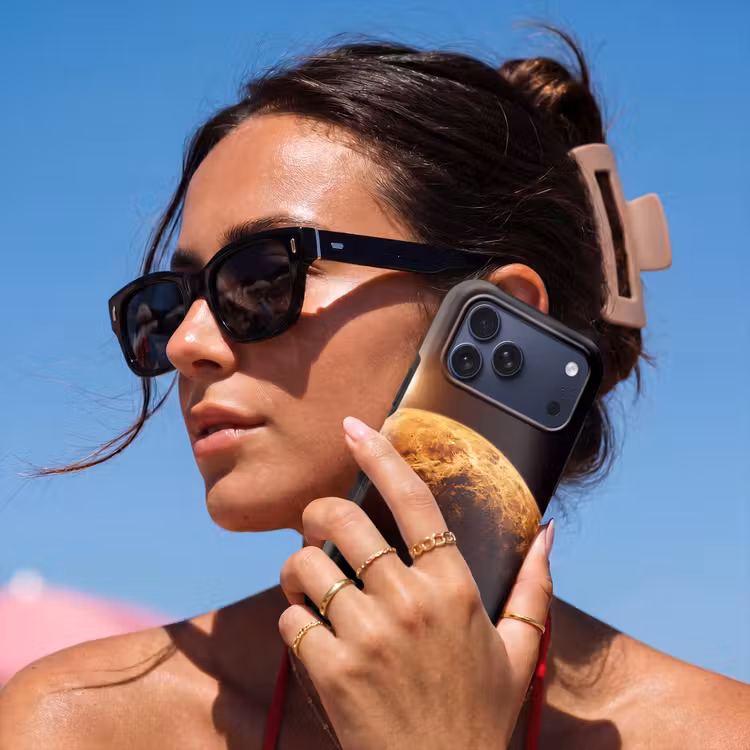 Telefoonhoesje Toughcase - Planeet - Ruimte - Oranje — 6