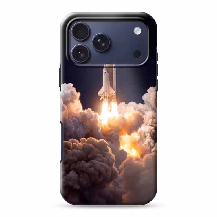 Telefoonhoesje Toughcase - Ruimtevaartuig - Lancering - Sterren — 1