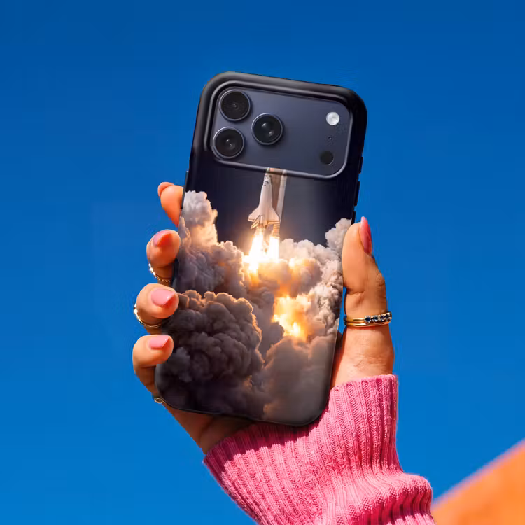 Telefoonhoesje Toughcase - Ruimtevaartuig - Lancering - Sterren — 2