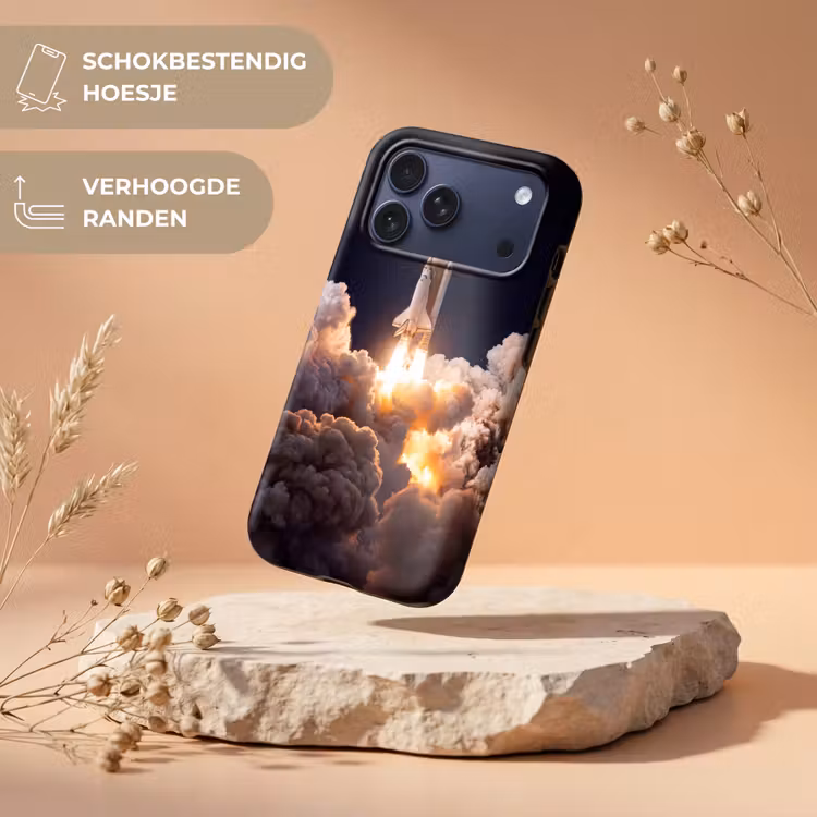 Telefoonhoesje Toughcase - Ruimtevaartuig - Lancering - Sterren — 5