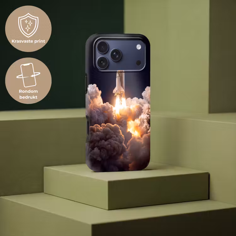 Telefoonhoesje Toughcase - Ruimtevaartuig - Lancering - Sterren — 7