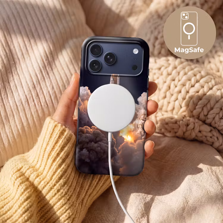 Telefoonhoesje Toughcase - Ruimtevaartuig - Lancering - Sterren — 8