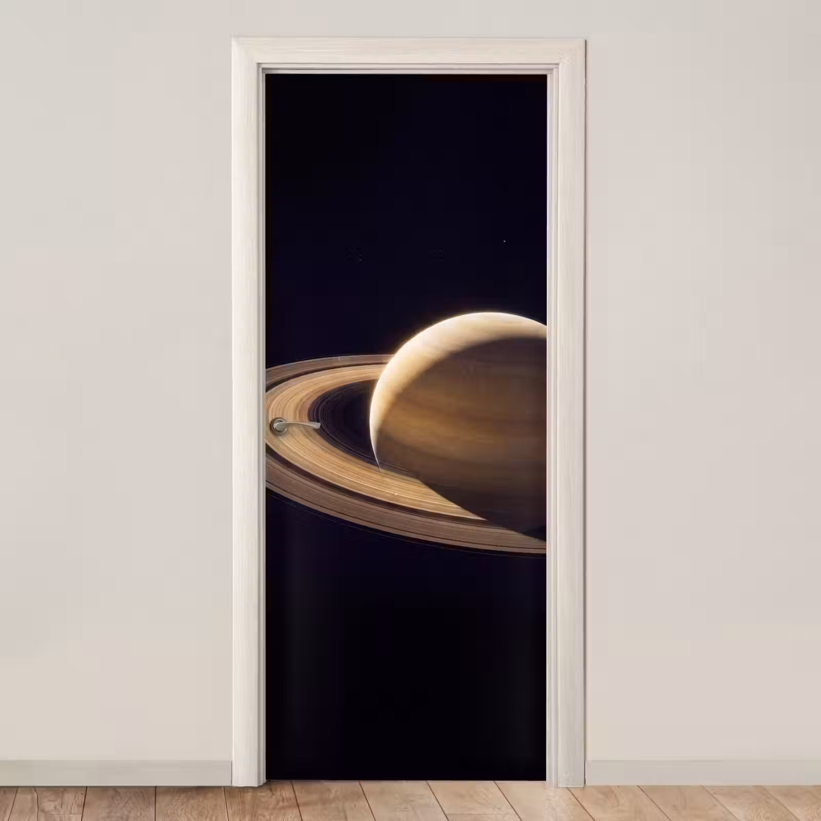 Deursticker - Planeet - Ringen - Ruimte — 1