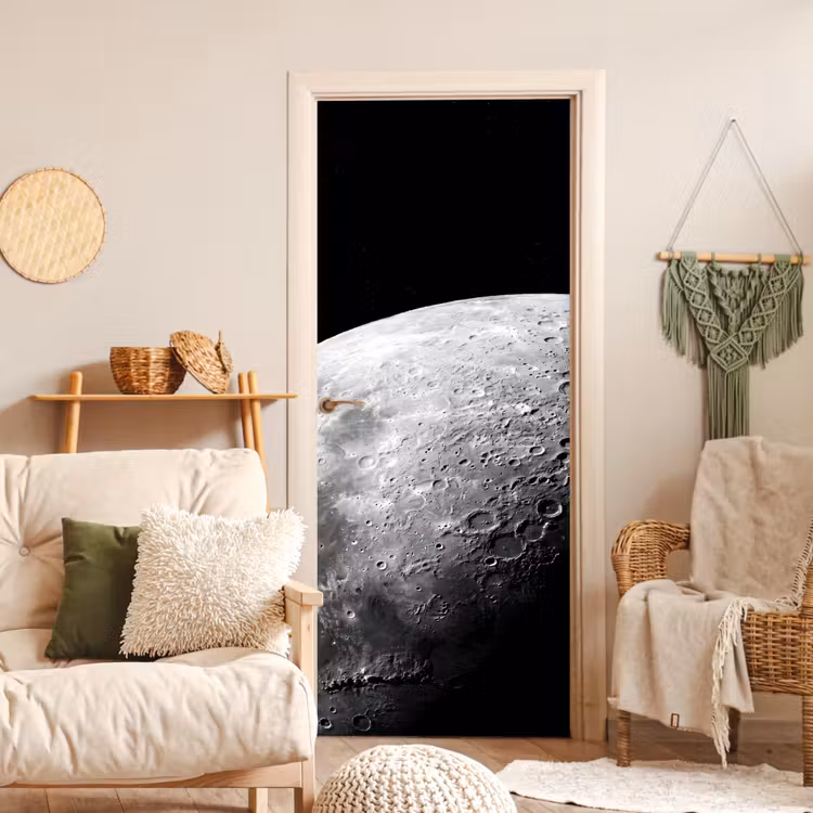 Deursticker - Maan - Kraters - Ruimte — 4
