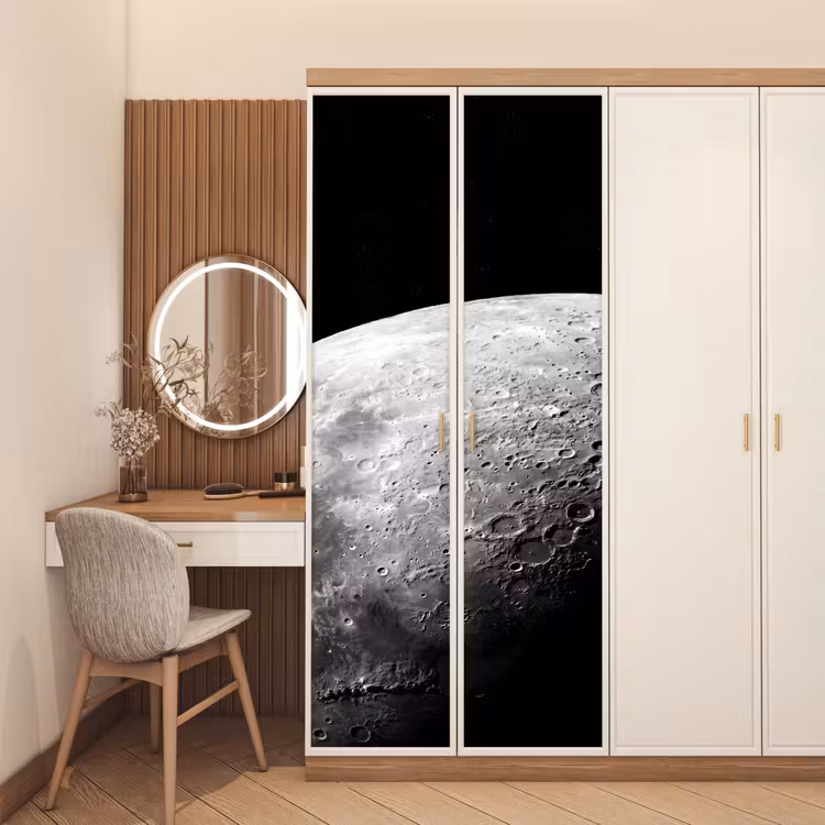 Deursticker - Maan - Kraters - Ruimte — 5