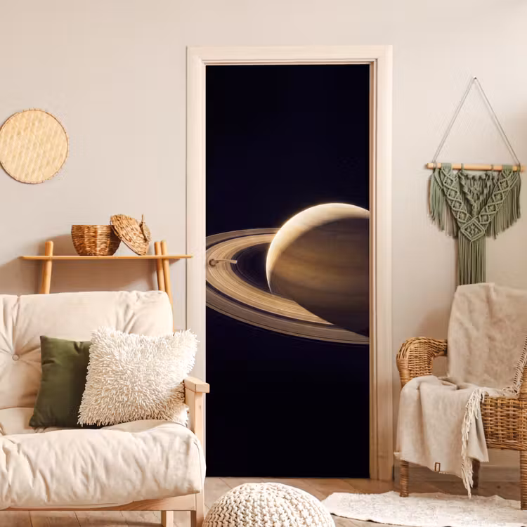 Deursticker - Planeet - Ringen - Ruimte — 4