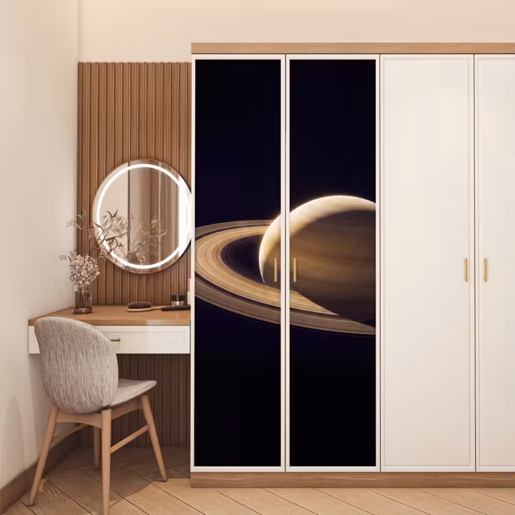 Deursticker - Planeet - Ringen - Ruimte — 5