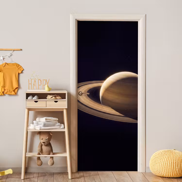 Deursticker - Planeet - Ringen - Ruimte — 6