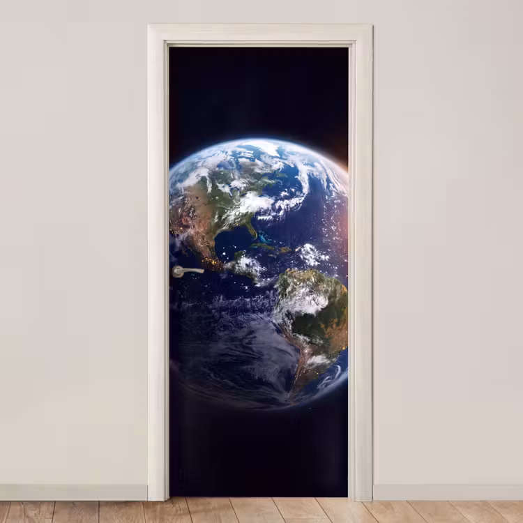 Deursticker - Planeet - Ruimte - Kosmos — 1