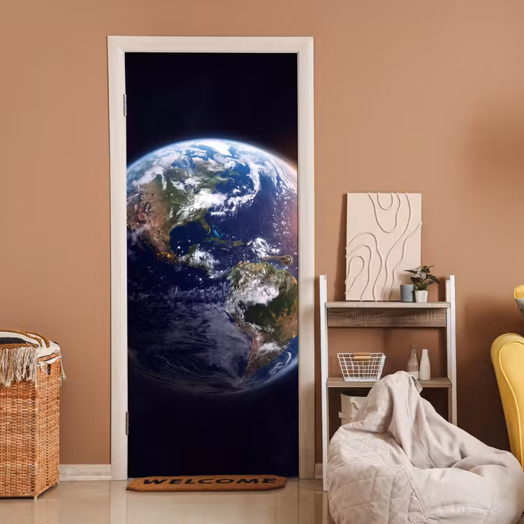 Deursticker - Planeet - Ruimte - Kosmos — 2