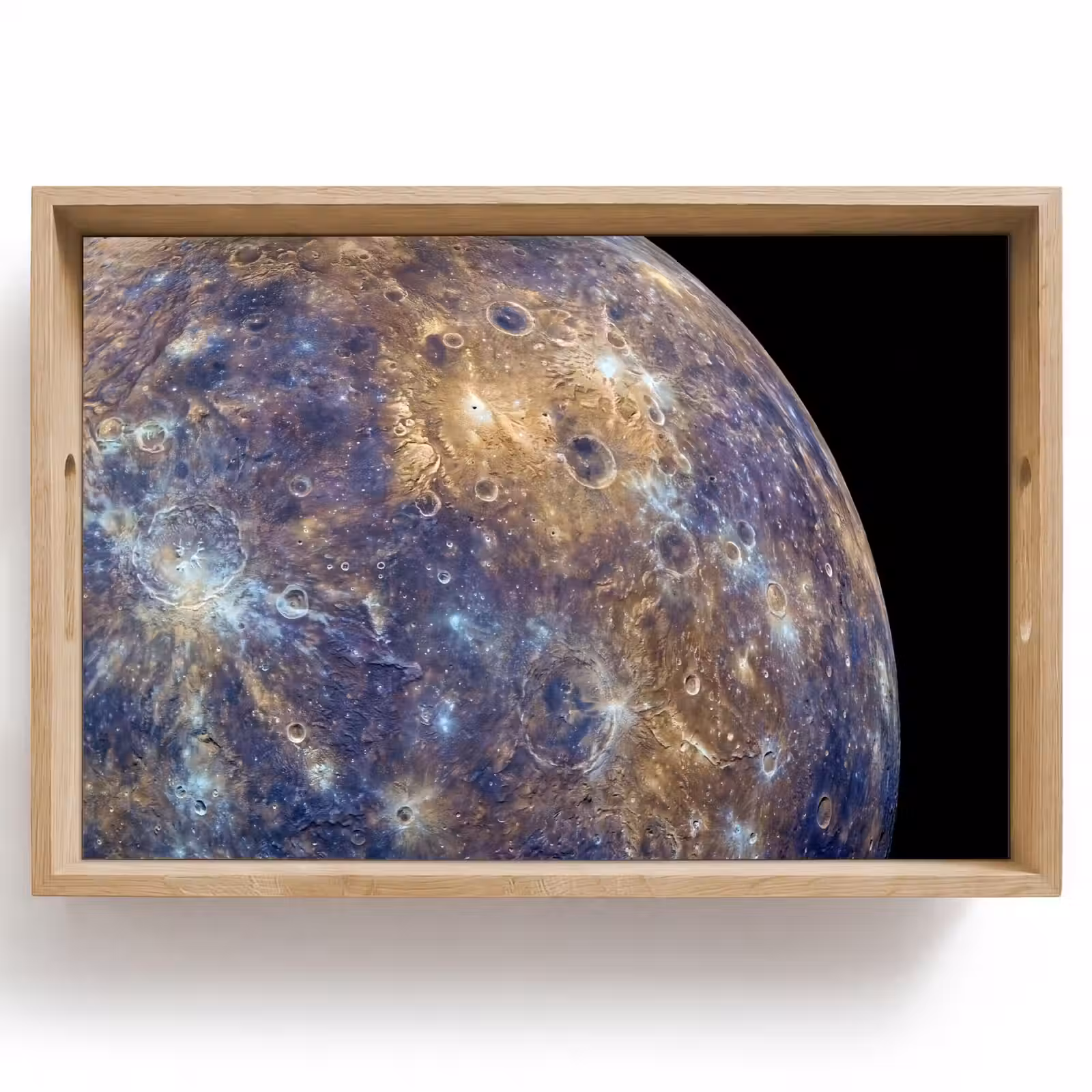 Dienblad - Planeet - Kraters - Ruimte — 1