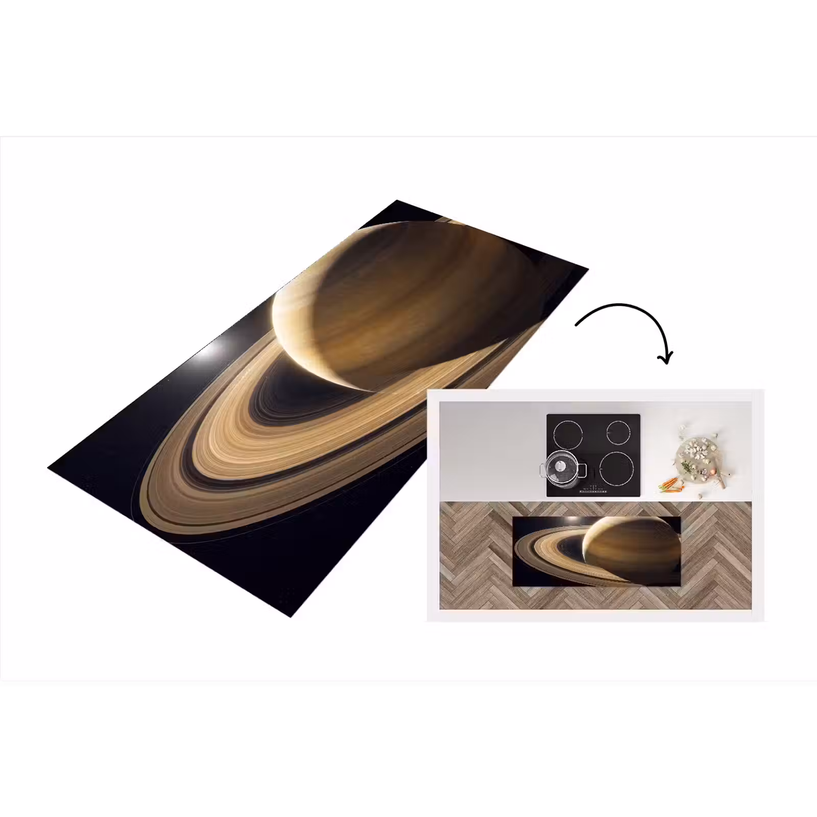 Keukenloper - Planeet - Ringen - Ruimte — 1