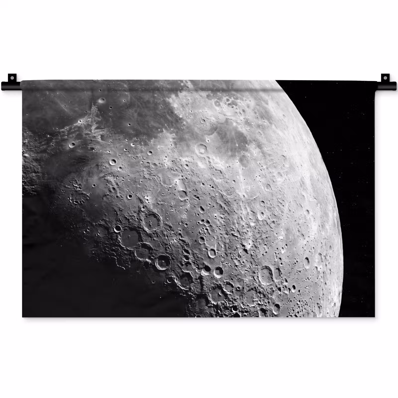 Wandkleed - Maan - Kraters - Ruimte — 1