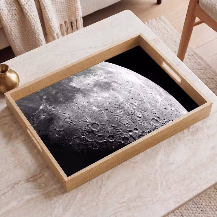 Dienblad - Maan - Kraters - Ruimte — 2