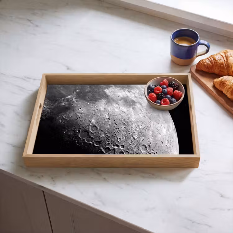 Dienblad - Maan - Kraters - Ruimte — 4