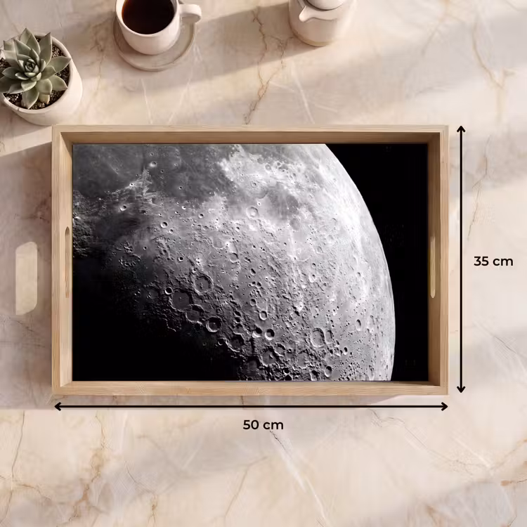 Dienblad - Maan - Kraters - Ruimte — 9