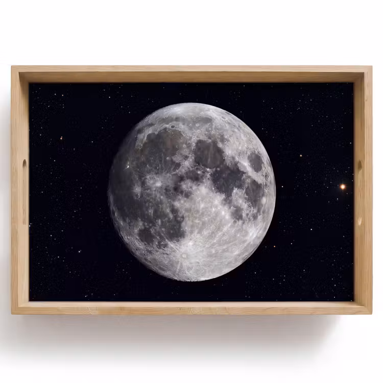 Dienblad - Maan - Sterren - Ruimte — 1