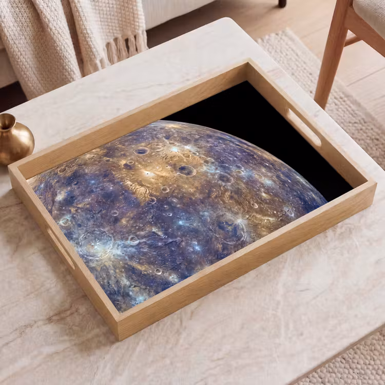 Dienblad - Planeet - Kraters - Ruimte — 2