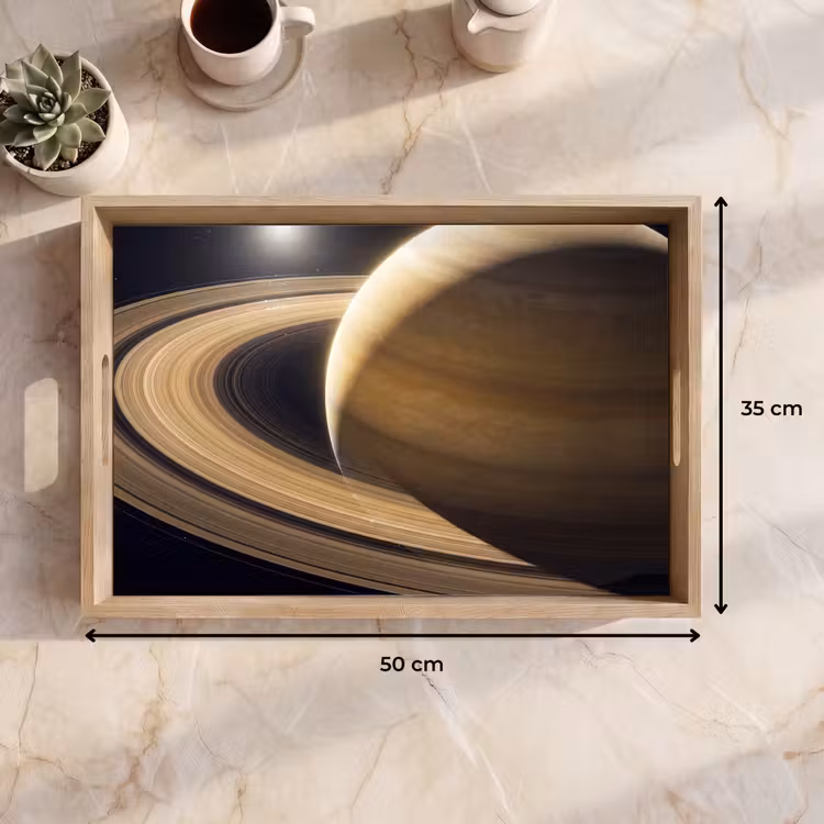 Dienblad - Planeet - Ringen - Ruimte — 9