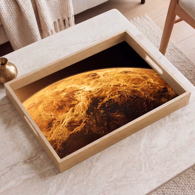 Dienblad - Planeet - Ruimte - Oranje — 2