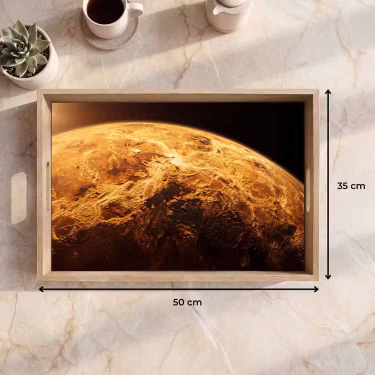 Dienblad - Planeet - Ruimte - Oranje — 9
